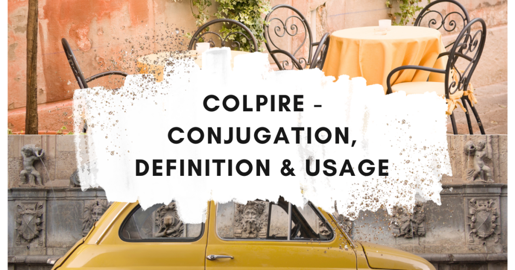 Colpire conjugation