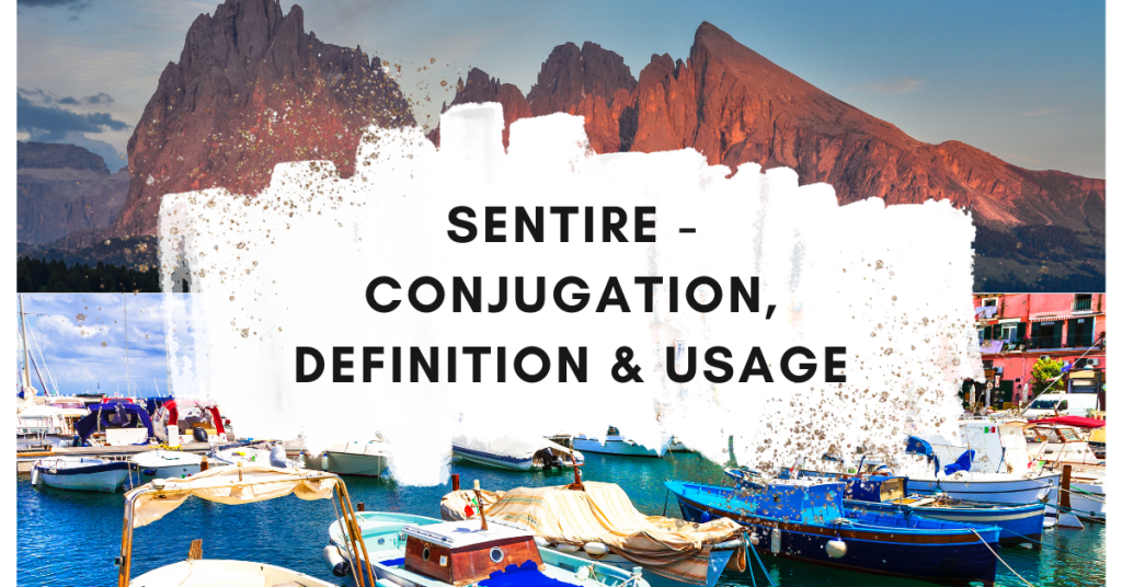 sentire conjugation